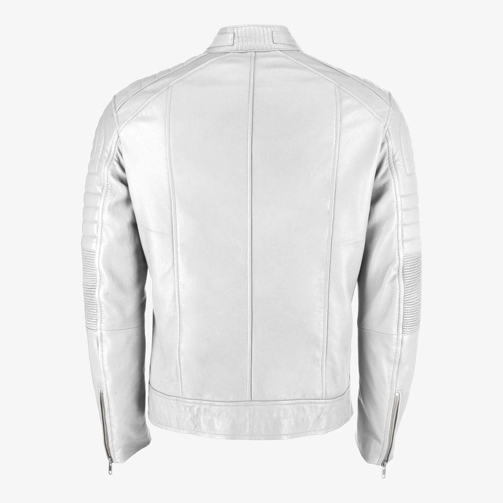 Mens Cafe Racer Leather Jacket