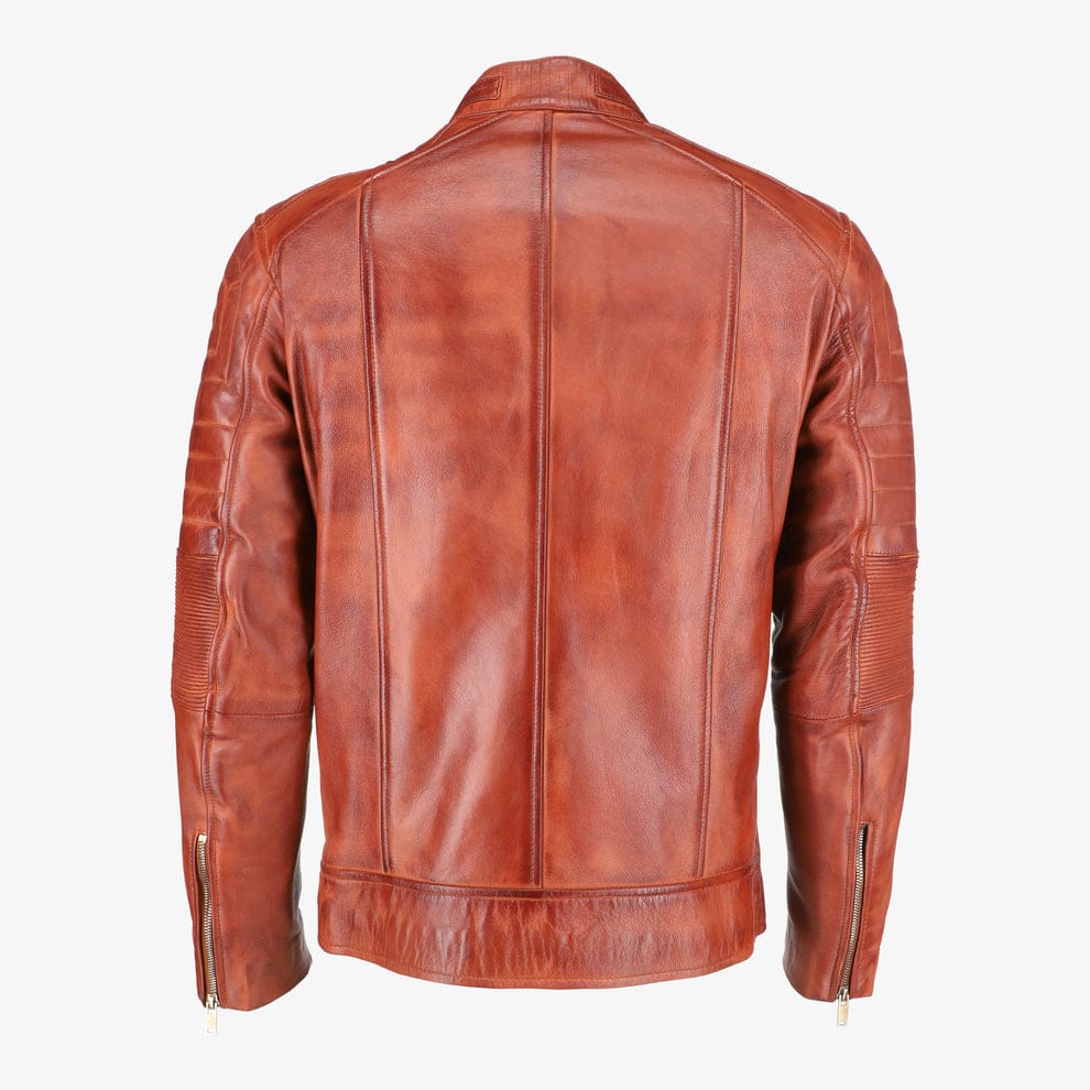 Mens Cafe Racer Leather Jacket