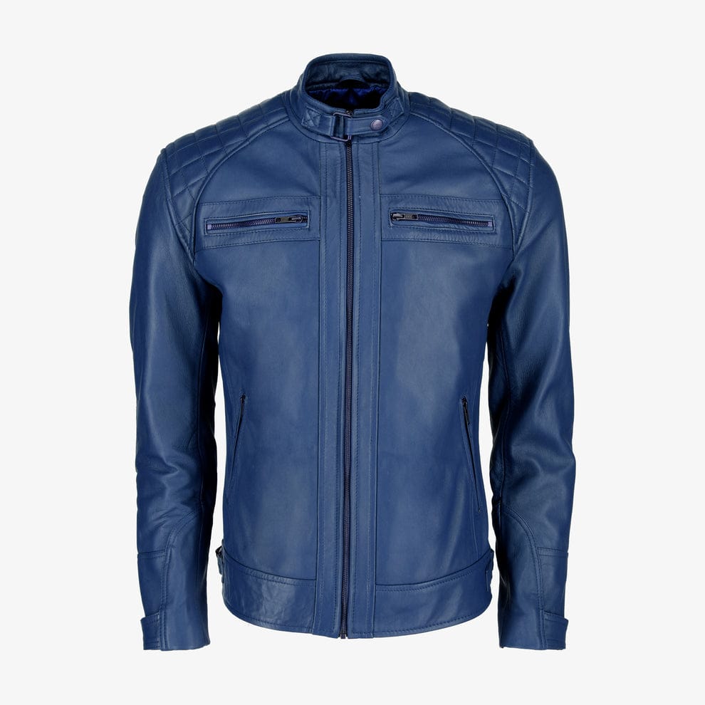 Mens Classic Brown Leather Jacket