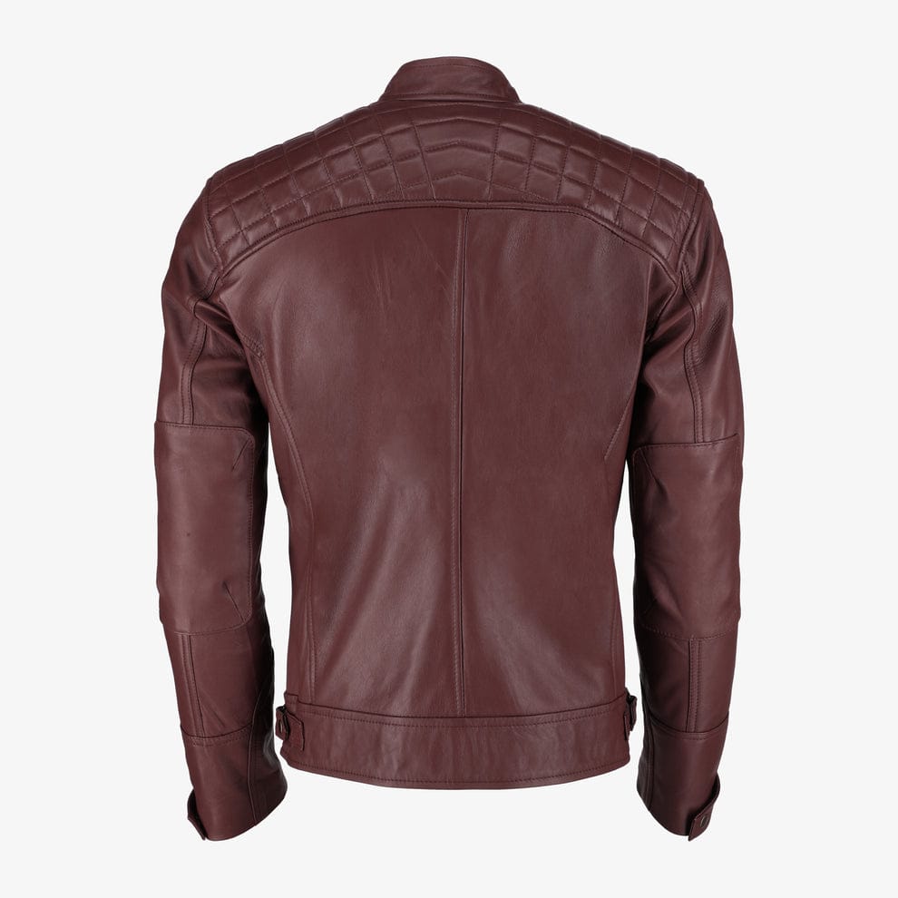 Mens Classic Brown Leather Jacket