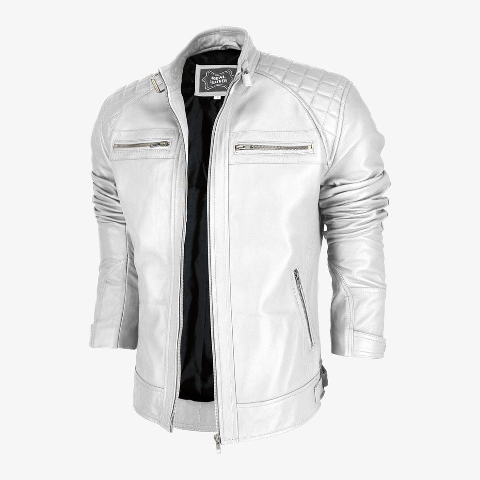 Mens Classic Brown Leather Jacket