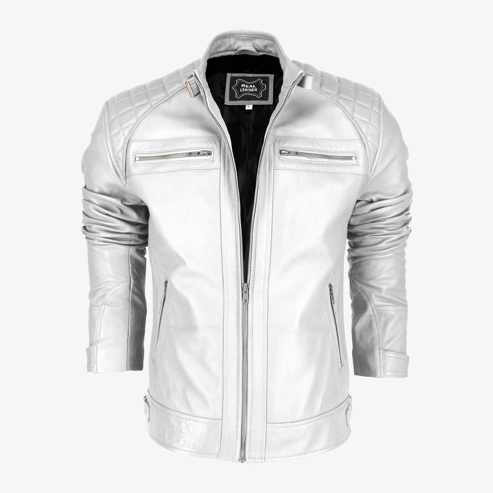 Mens Classic Brown Leather Jacket